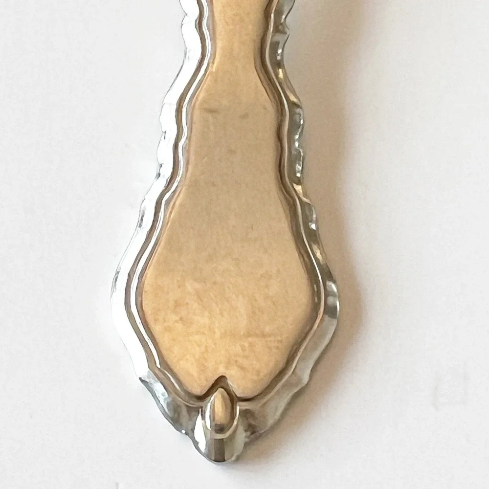 Oneida Royal Chippendale Solid Silver tone Serving Spoon Community Stainless